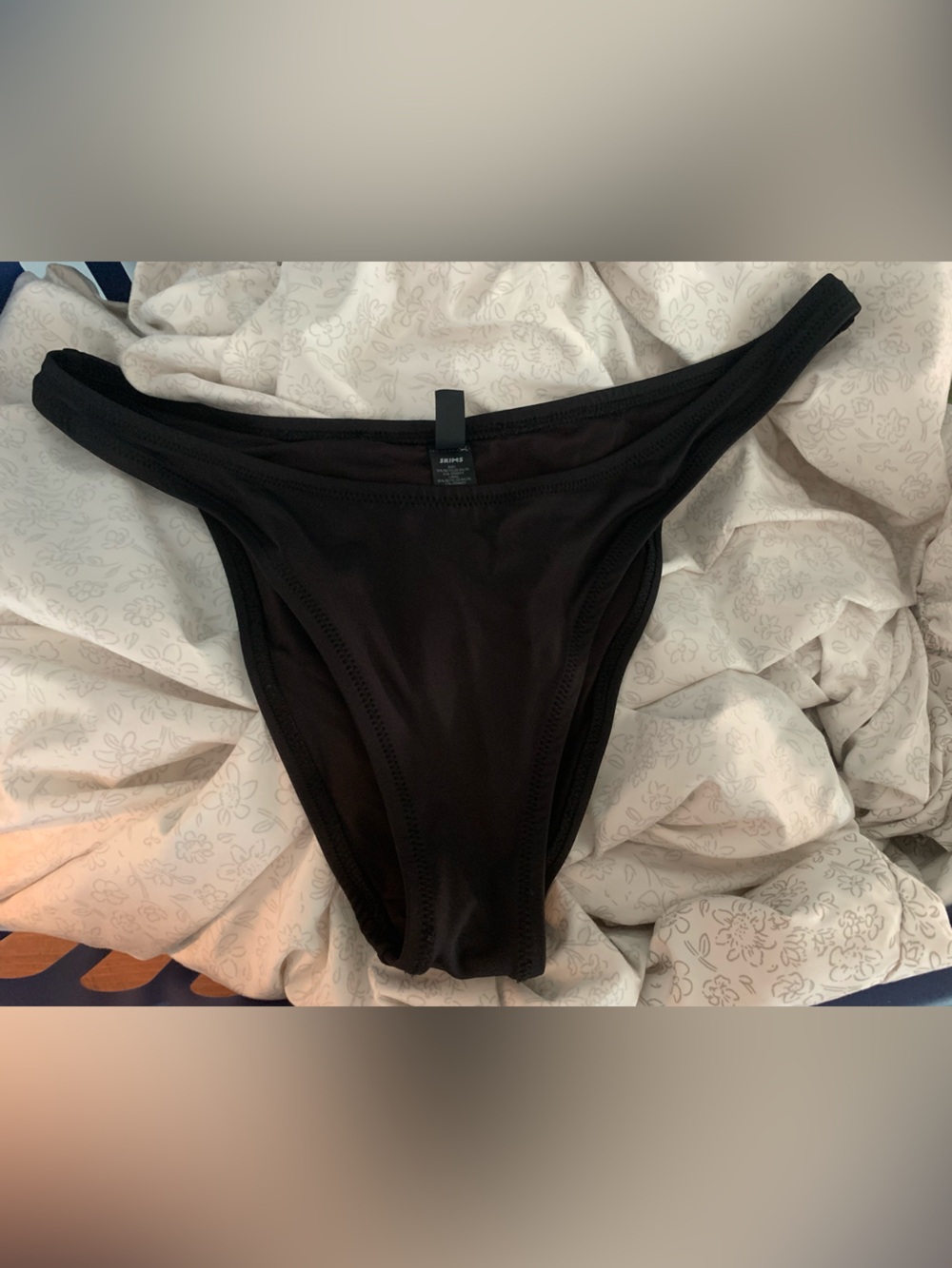 SKIMS Black Swim Bikini Bottom